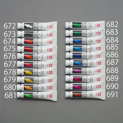 アクリル絵具(カーマイン) EA765MV−675