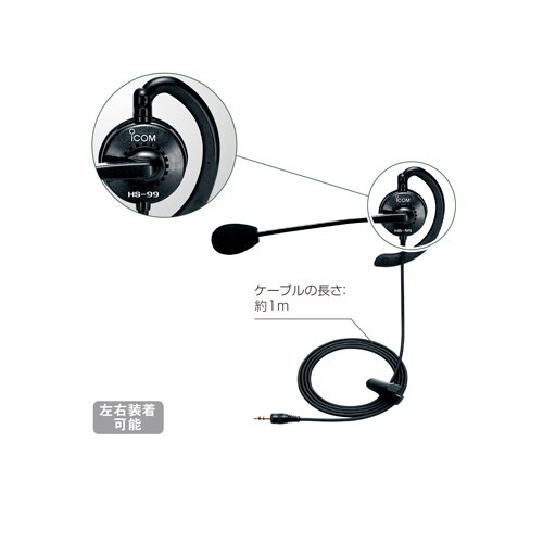 耳掛型イヤホンマイク EA790AF−74