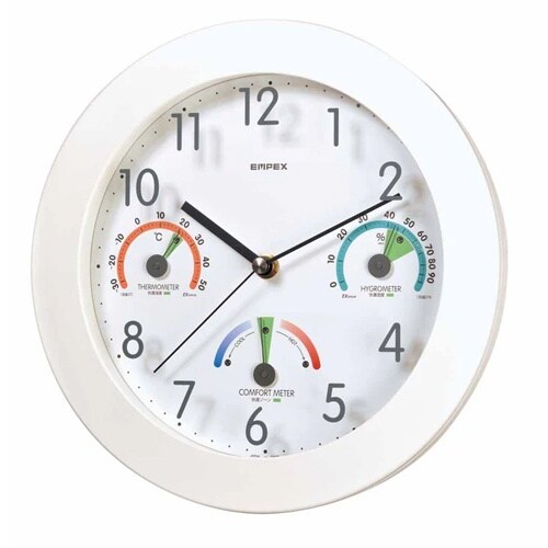 掛時計(温度・湿度計付) EA798CN−1