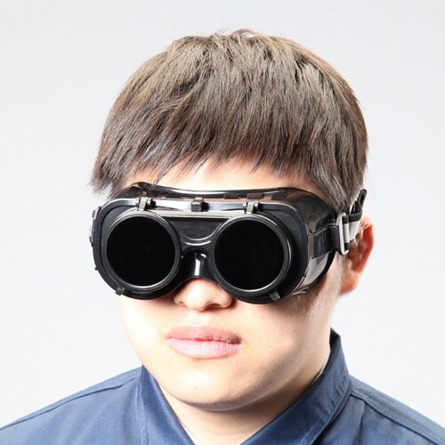 溶接用ゴーグル(ガス用/黒) EA800B