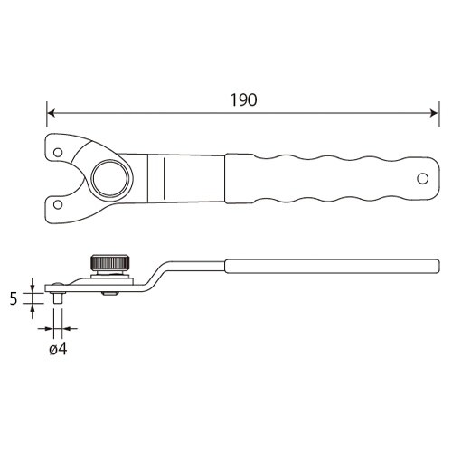 自在スパナ EA809−15