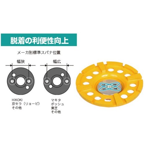 ダイヤモンドホイール(低振動) EA809−49