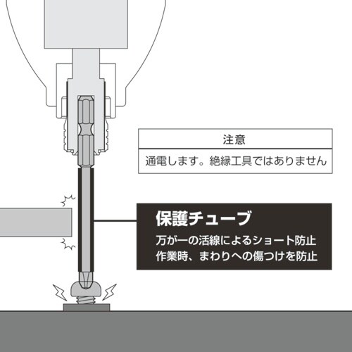 細軸ドライバービット EA813A−131