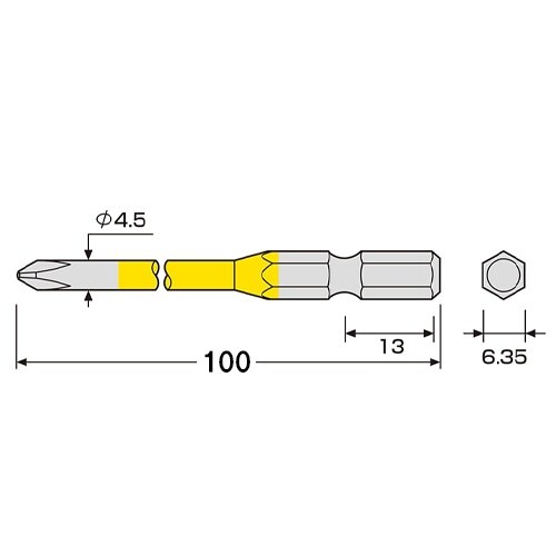 2本組カラービット EA813A−29A