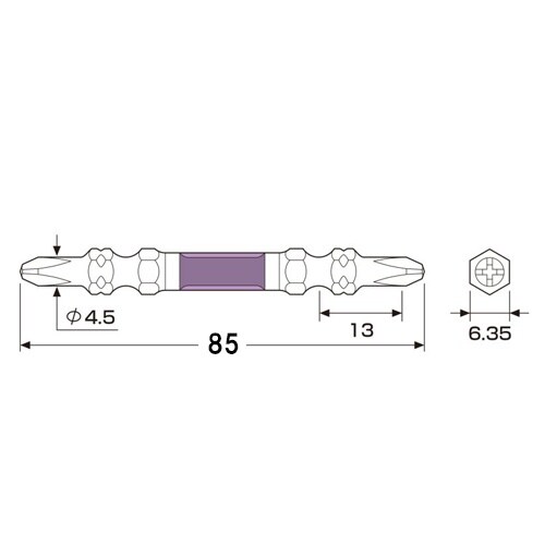 ダイヤモンドスリムビット EA813AE−102
