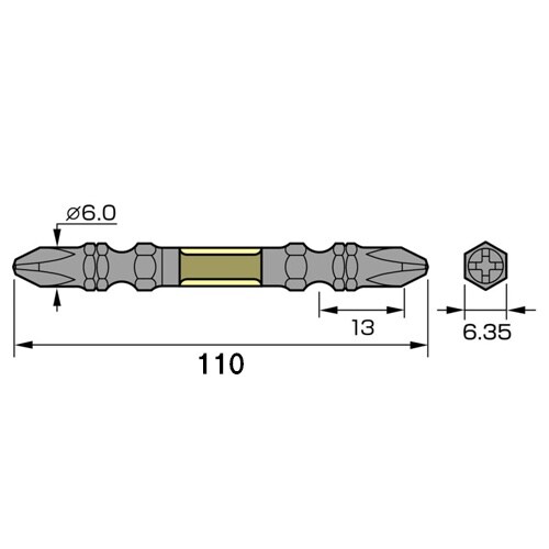 衝撃吸収ビット EA813AF−23