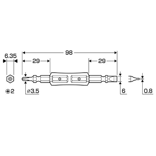 絶縁ビット EA813AG−10