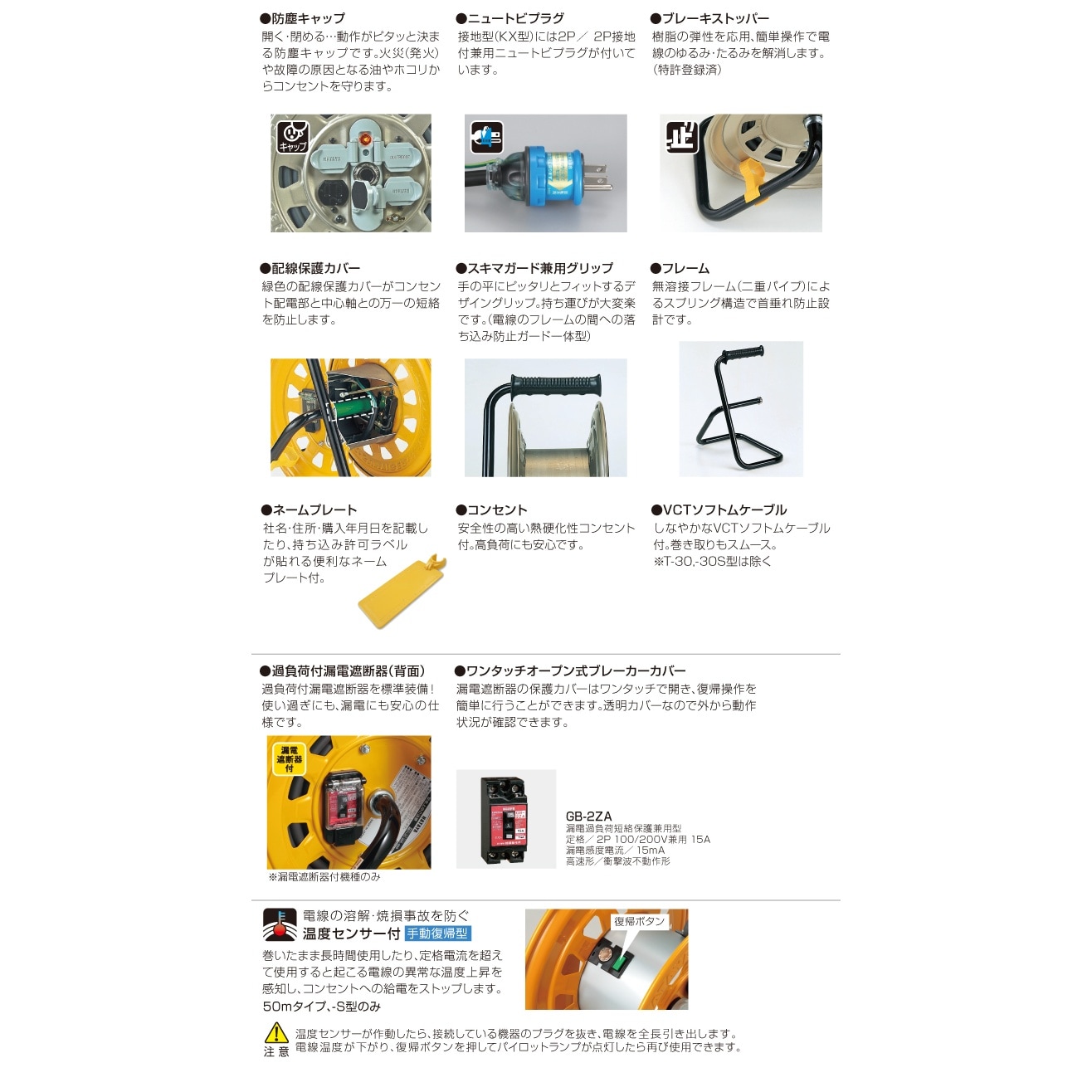 コードリール EA815B−50