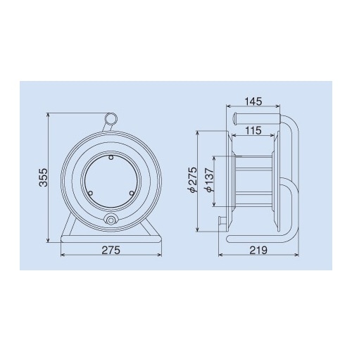 コードリール(防雨型) EA815BF−1