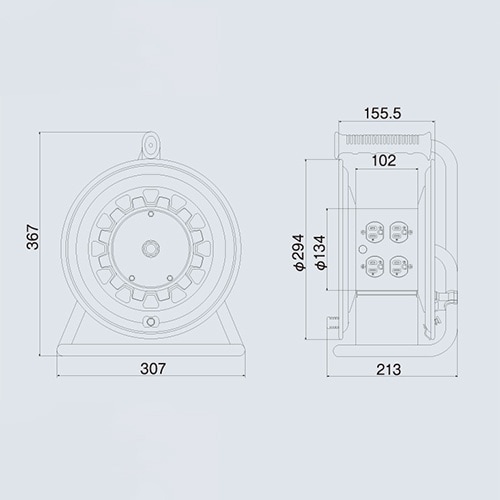 コードリール EA815BG−30