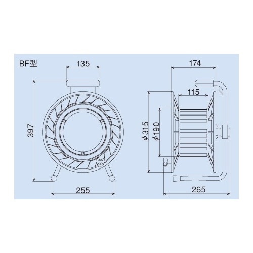 コードリール(漏電遮断/防雨型) EA815DD