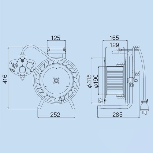 コードリール EA815DG−3