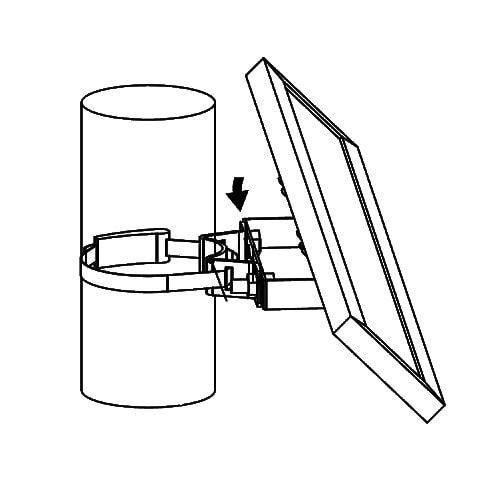 ポール固定金具 EA815LS−11