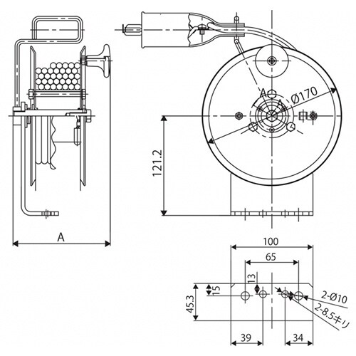 アースリール(手動巻取) EA815SW−12