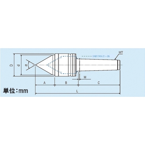 回転センター(強力タイプ) EA817AN−34