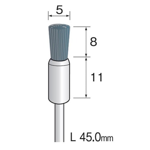 軸付ブラシ EA819AR−3