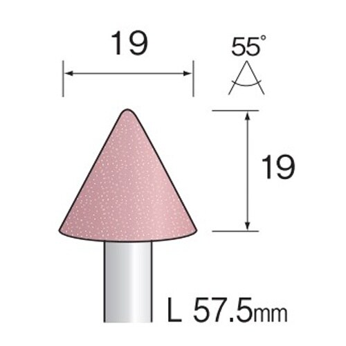 軸付砥石(傘型) EA819BG−2