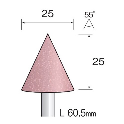 軸付砥石(傘型) EA819BG−3