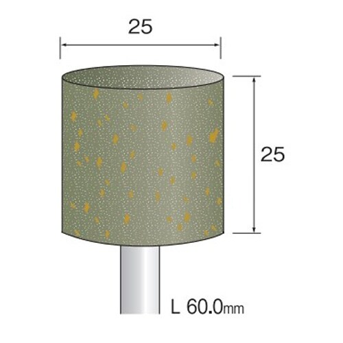 軸付ゴム砥石(#80) EA819BH−253