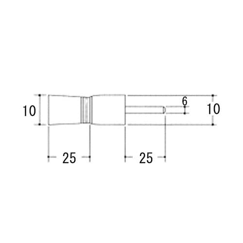 軸付ブラシ EA819BT−25