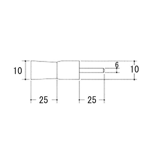 エンド型軸付ブラシ EA819BV−25