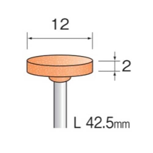軸付ゴム砥石 EA819ED−13