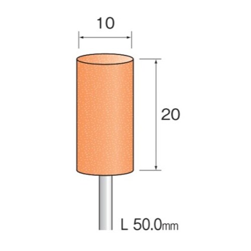 軸付ゴム砥石 EA819ED−14