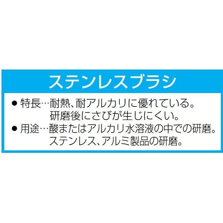 ミニチュア軸付ブラシ EA819ER−6