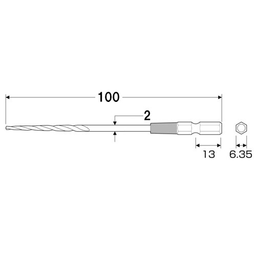 木ねじ下穴錐 EA824DM−120