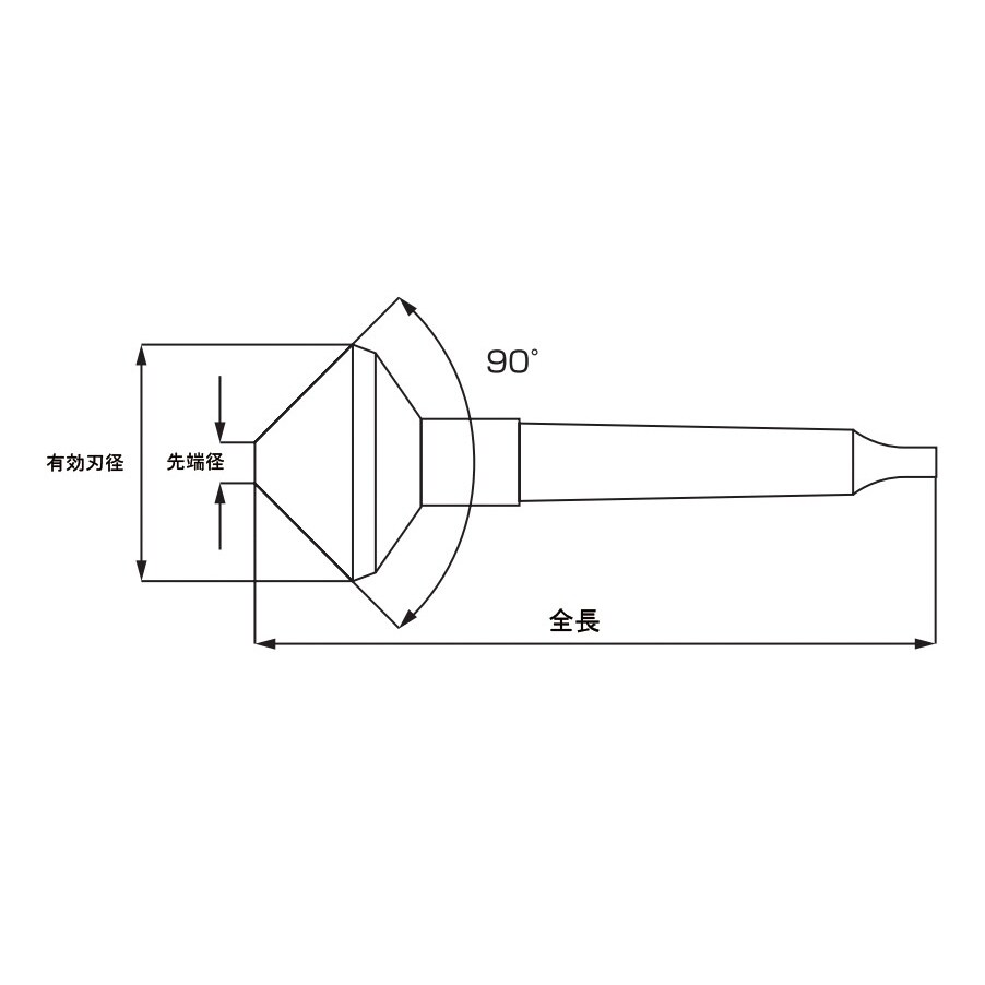 カウンターシンク EA827HR−50