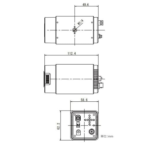 防犯カメラ(屋内用) EA864CD−85B