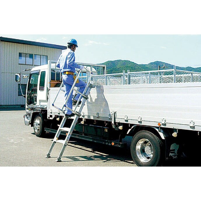 トラック昇降タラップ(アルミ製) EA902XD