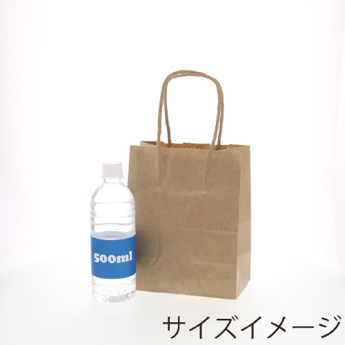 25チャームバッグ 18−1 未晒無地 50枚×6