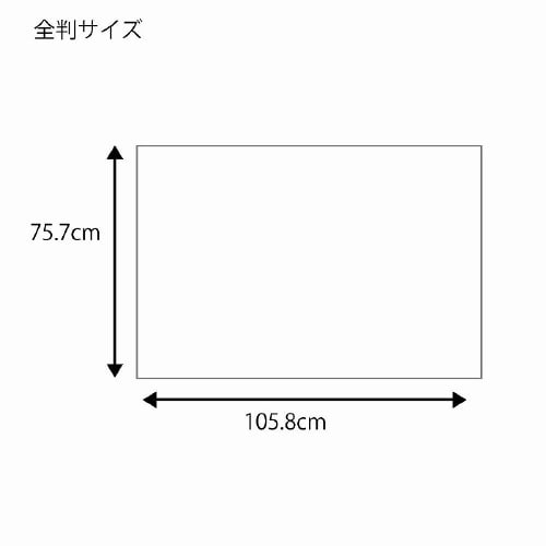 包装紙 全判 筋無地 焦茶 100枚入 100枚×