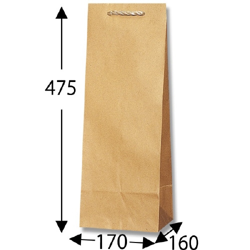 T型チャームバッグ B−2 未晒無地 25枚×8束