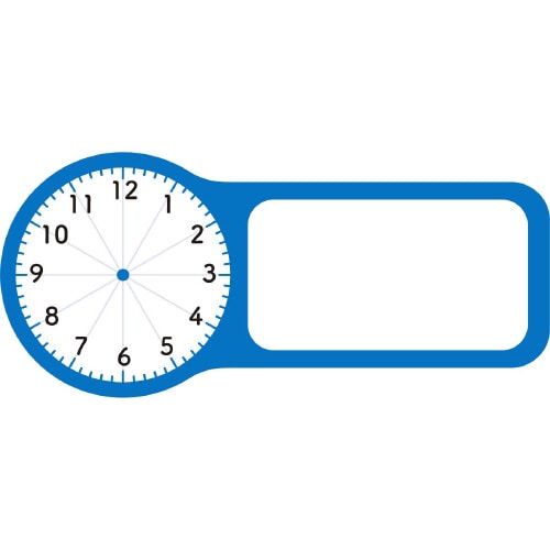 とけいのふせん 青&緑