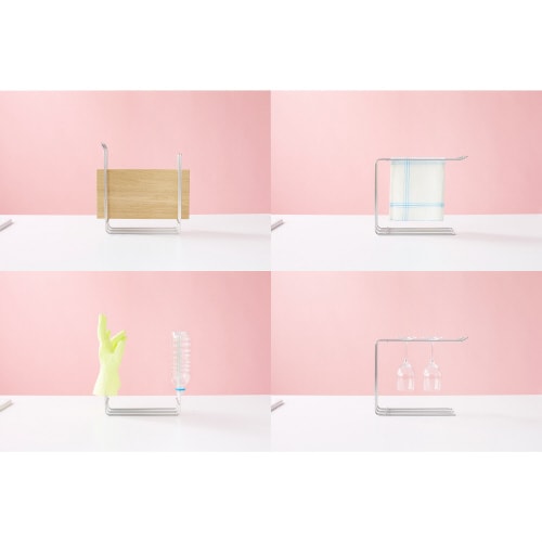 キッチンハンガーシルバー