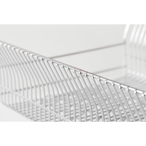 水切りラック縦置きシルバー