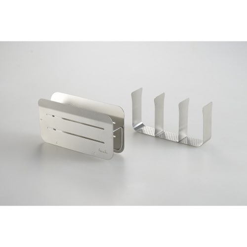 水切りラック縦置きシルバー