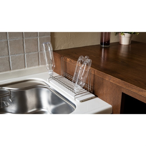 ボトル&グラス水切りラック日本製