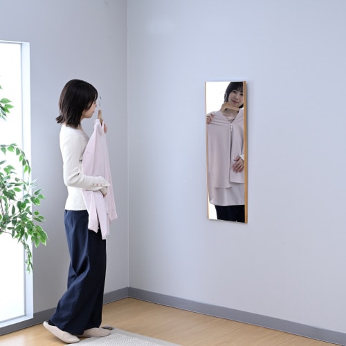 割れないフィルムミラー 30×90cm NA色