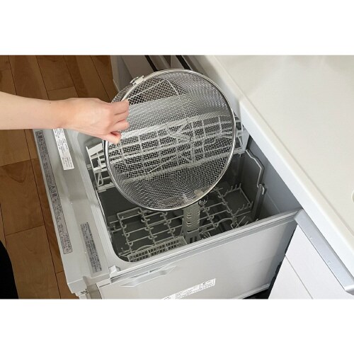 すっきり暮らす水切りかごまるい深型日本製