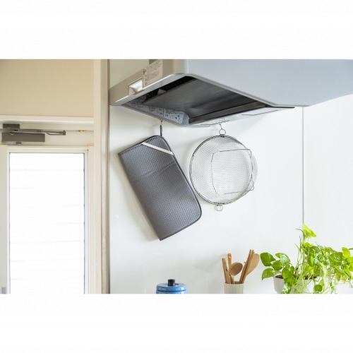 すっきり暮らす水切りかごまるい深型マットセット