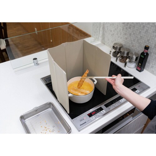 すっきり暮らす油はねガードIH専用ベージュ