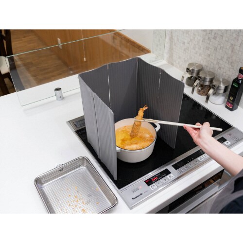 すっきり暮らす油はねガードIH専用ダークグレー