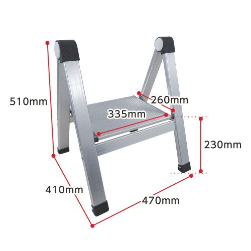 片面式アルミ踏台