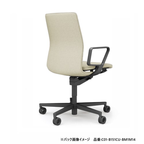 チェア ファブレ ポリッシュ脚 プレーン 肘無