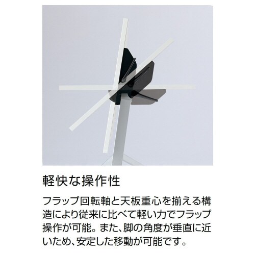 会議テーブル リーフライン 幕板付・棚なし