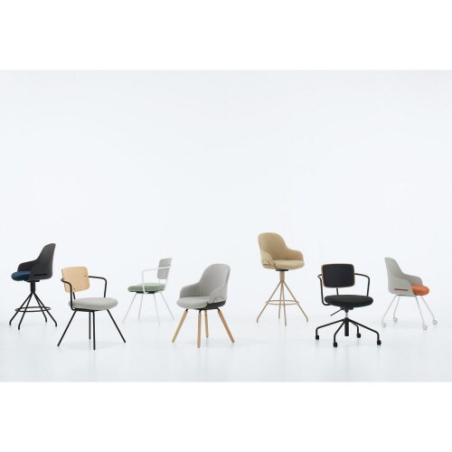 チェア リーテ 昇降脚 フレームタイプ背合板