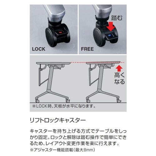 会議テーブル コンフェスト 標準 幕板付